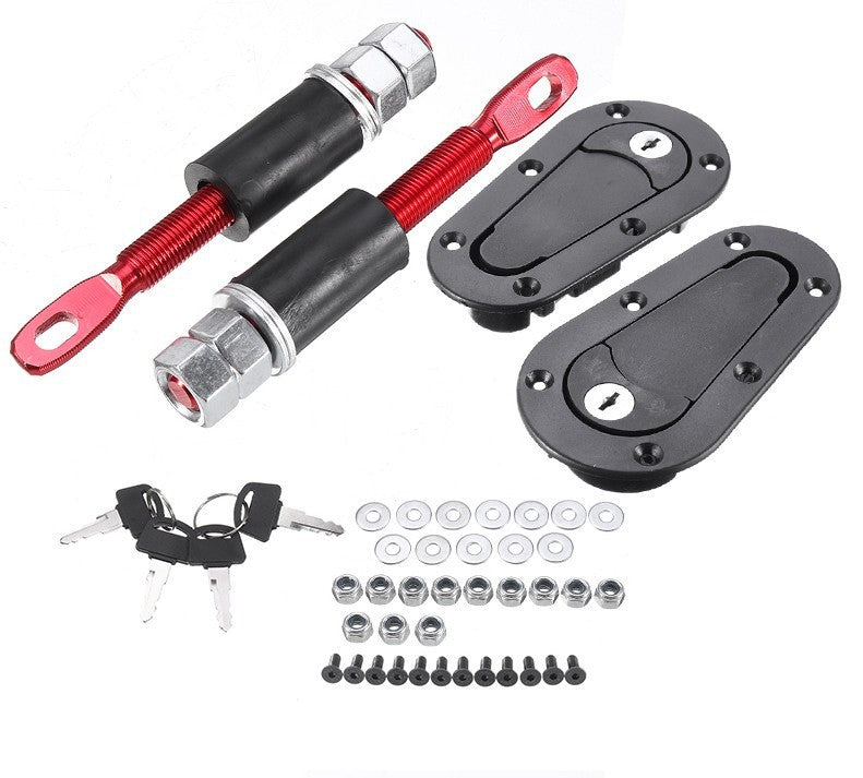 Racing Car Front Hood Lock, Modified Part