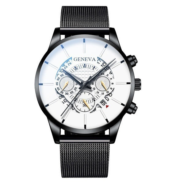 Three Eyes Men's Watch with Calendar