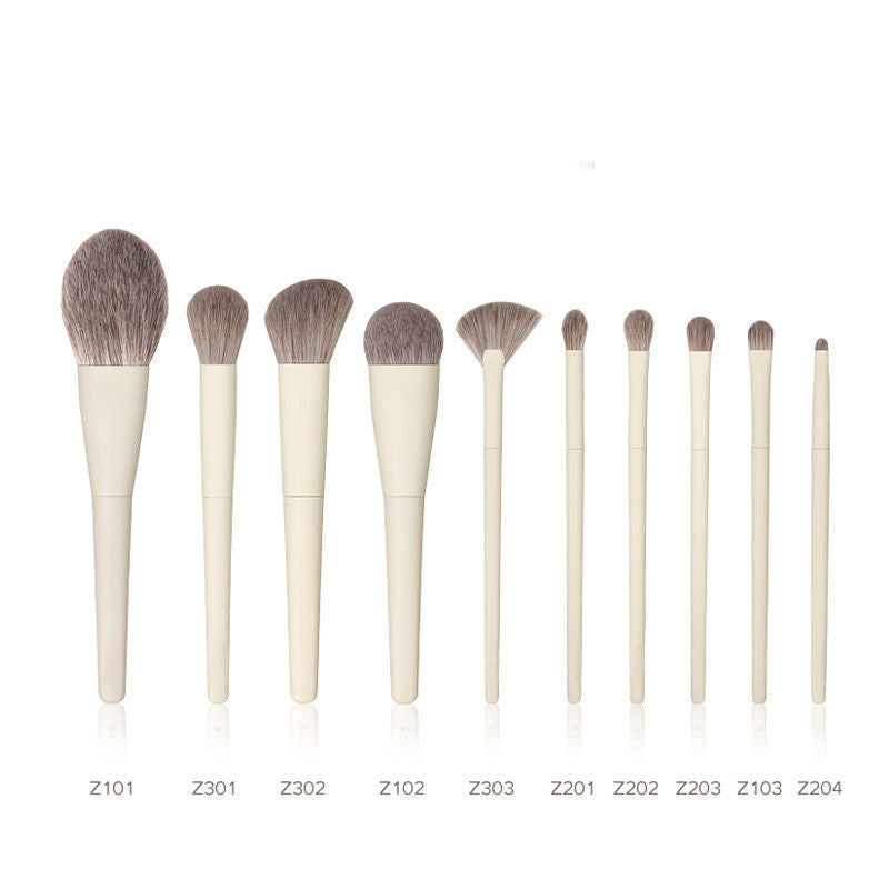 Mixed Hair Makeup Brush Set – Foundation, Concealer & Cover Brushes