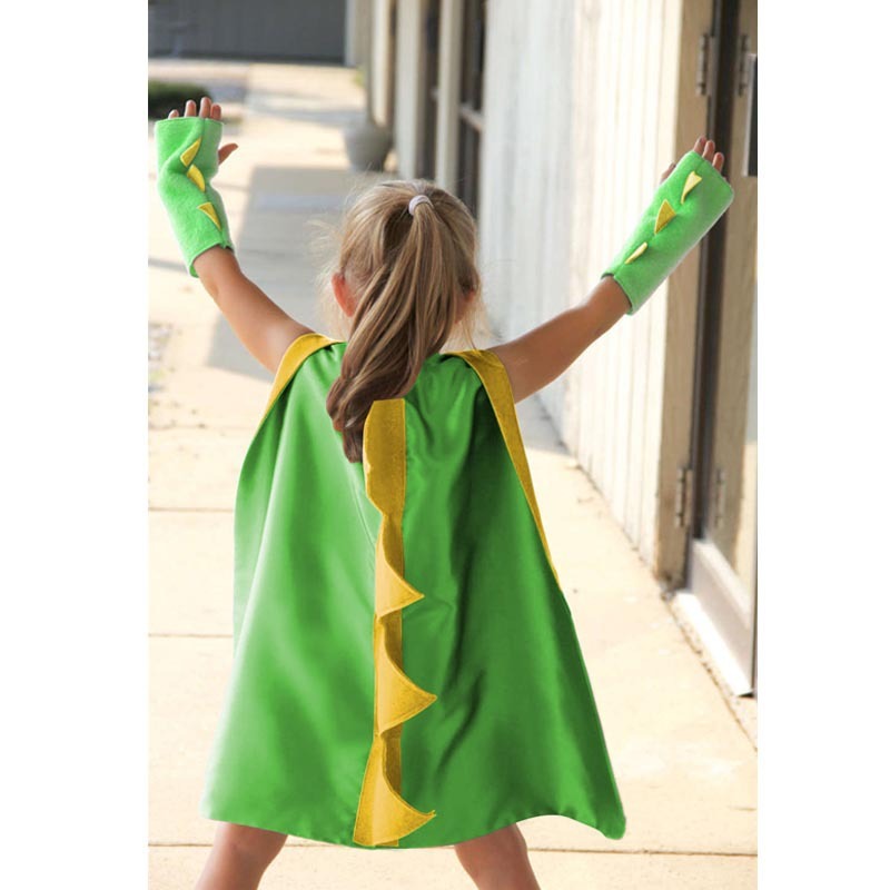 Kids Dinosaur Cloak Set Halloween Costume