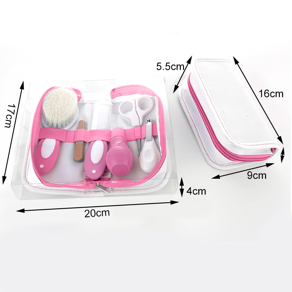 Baby Grooming Kit – Nail Clippers, Scissors, Comb & Brush Set