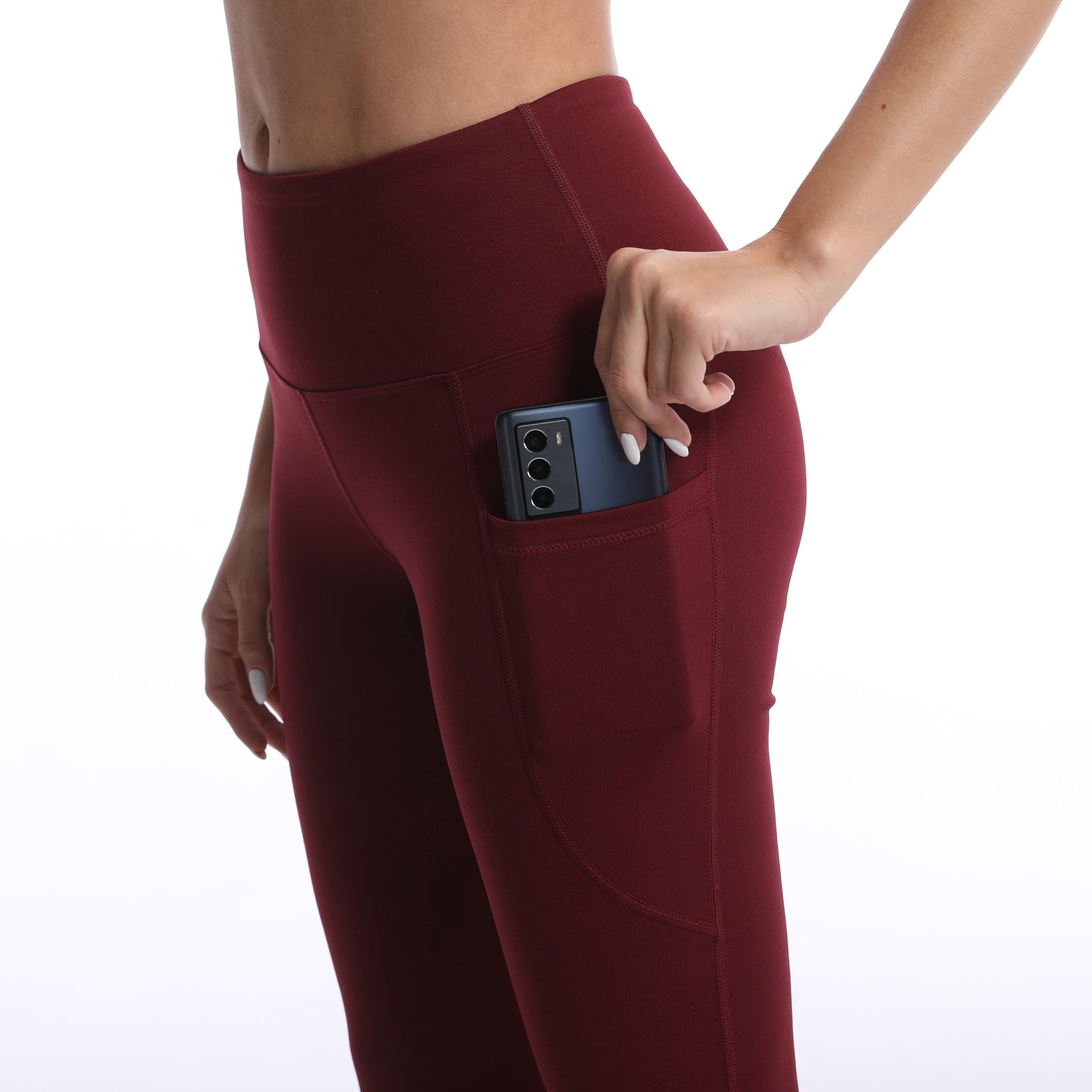 Breathable Sports Pants – Loose Fit Polyester Spandex Cropped Workout Joggers