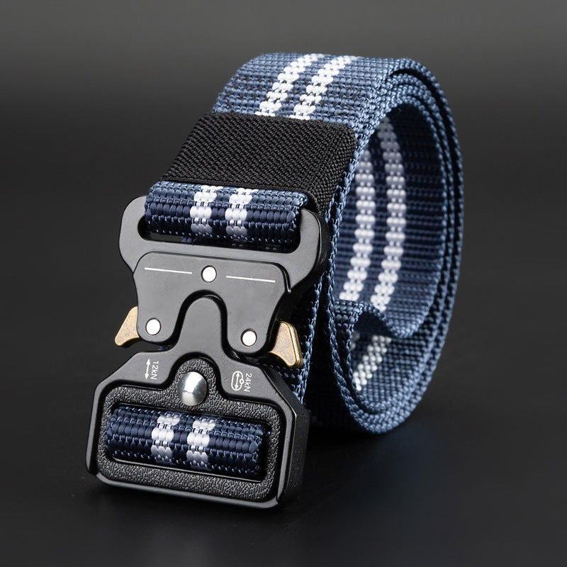 Nylon Tactical Belt – Adjustable Release Buckle