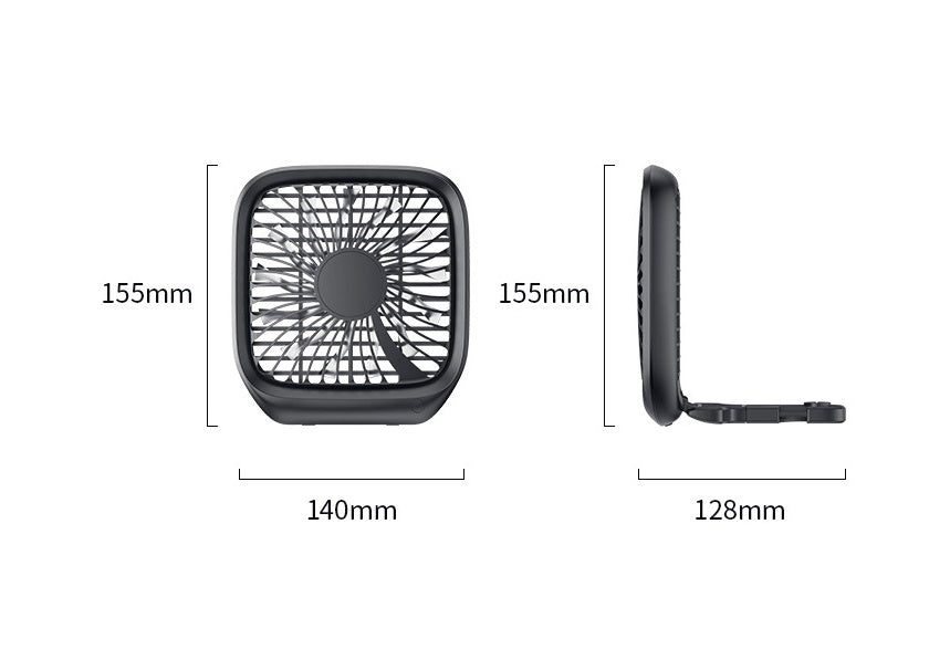 Car Rear Seat Fan – Portable Vehicle Cooling Accessory