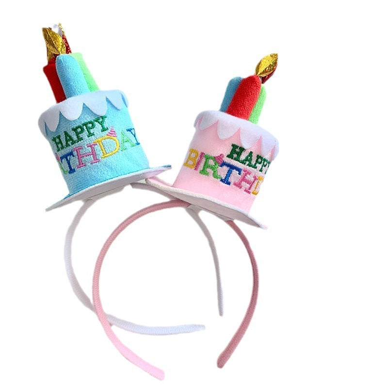 Cute Birthday Cake Birthday Headband Party Dress Up