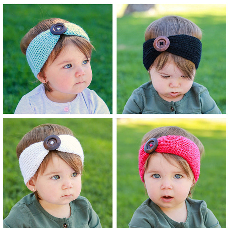 Baby Wool Headband Hand-woven Hair Accessories