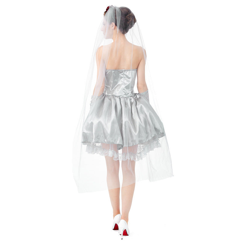 Parent-Child Matching Gothic Bride Costume Set