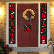 Halloween Outdoor Banner – Spooky Hanging Couplets Decoration for Yard and Porch