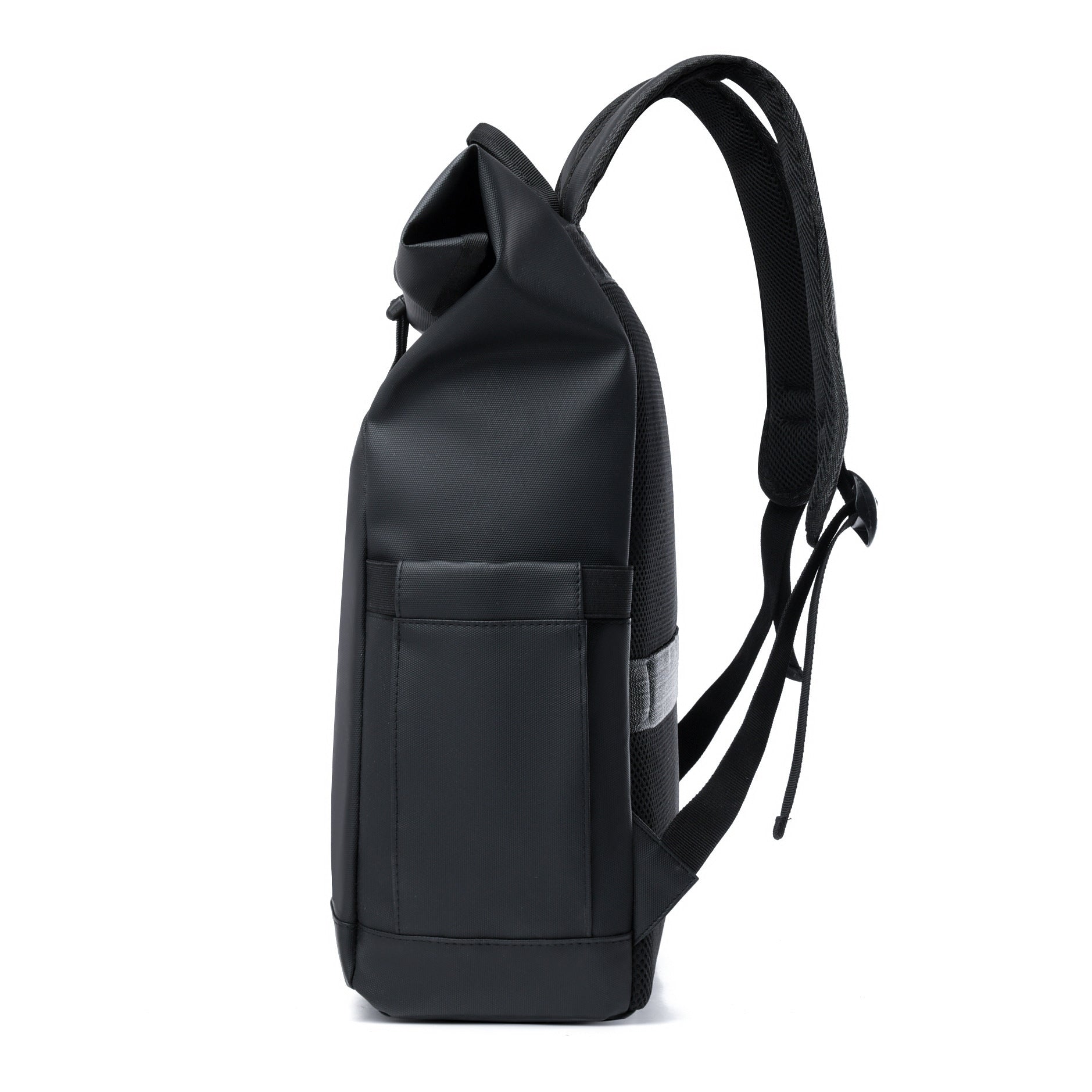 Men's Casual Travel Backpack Solid Color Polyester Lining