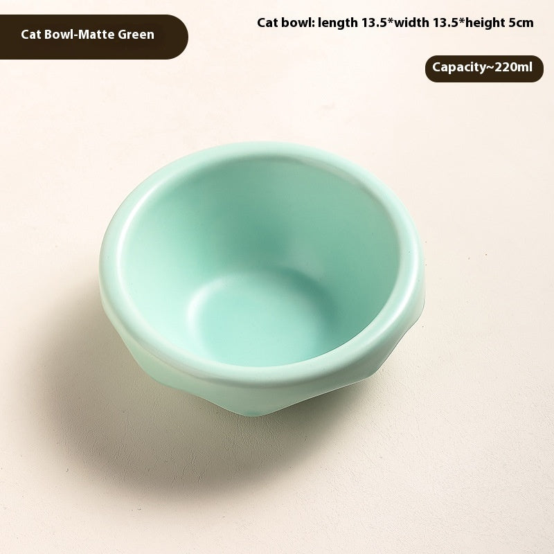 Cat Bowl Cat Ceramic Dog Drinking Water