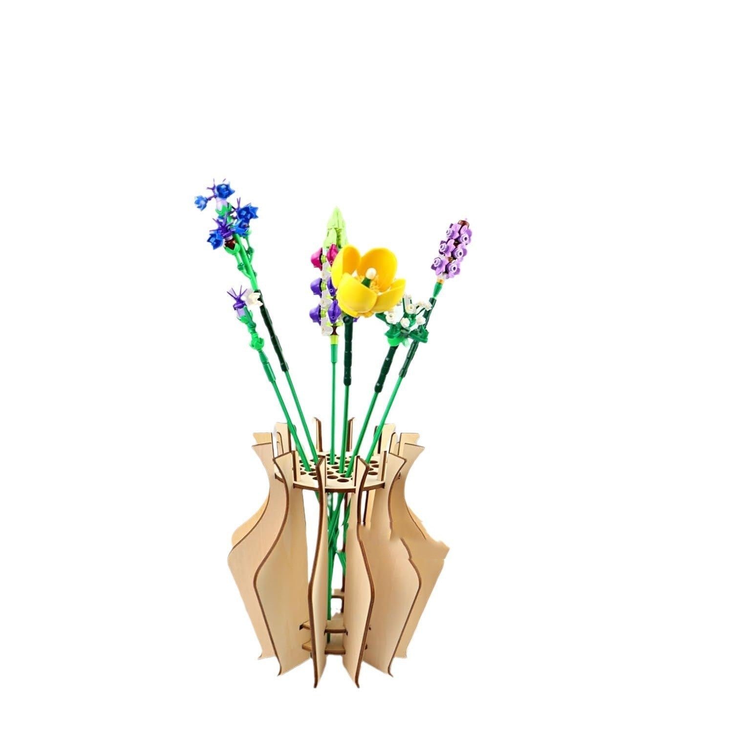 Wooden Puzzle Vase Home