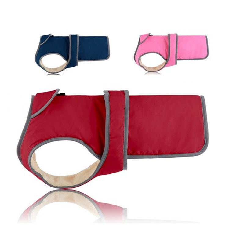 Lapel Pet Dog Clothes Autumn Cotton-padded Coat