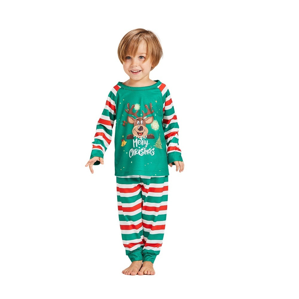 Letters Printed Housewear Pajamas Parent-child Clothes