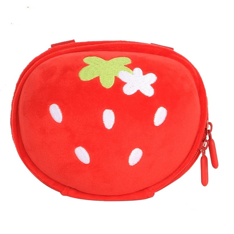 Cute Strawberry Cartoon Children’s Crossbody Bag – Fun Fruit Design