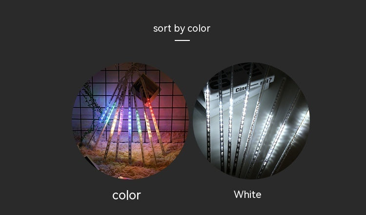 LED Meteor Lights 50cm Outdoor Waterproof Christmas Tree Decorative Lamp Set