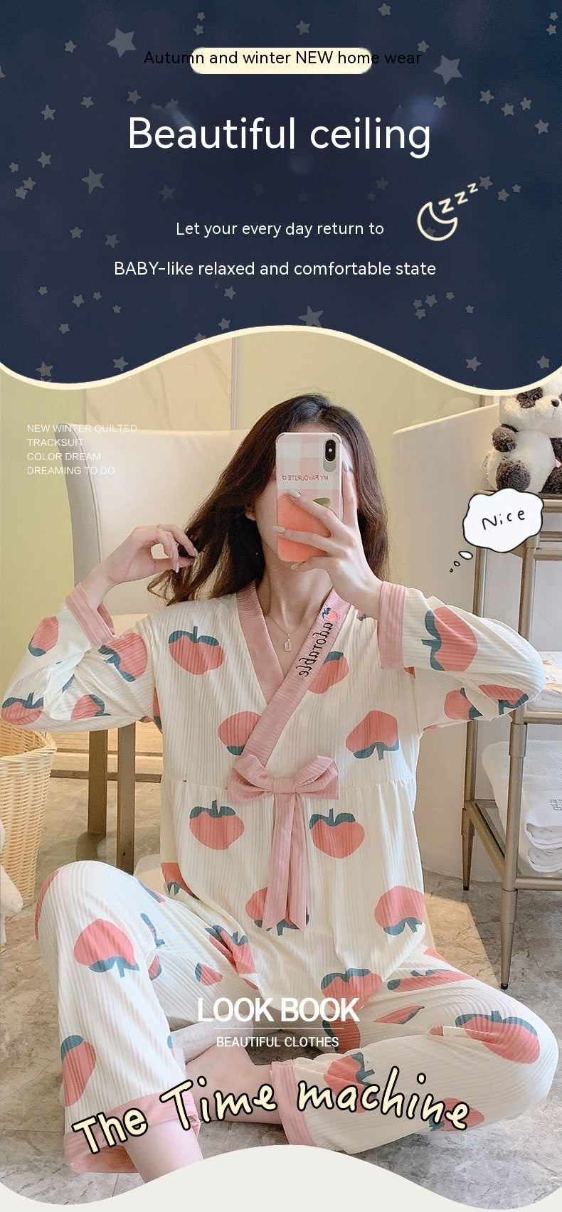 Womens Milk Silk Suit Pajama Set For Home Comfort Wear