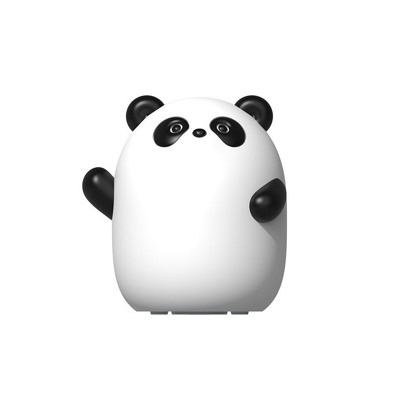 Silicone Panda Night Light Desk Lamp Usb Rechargeable