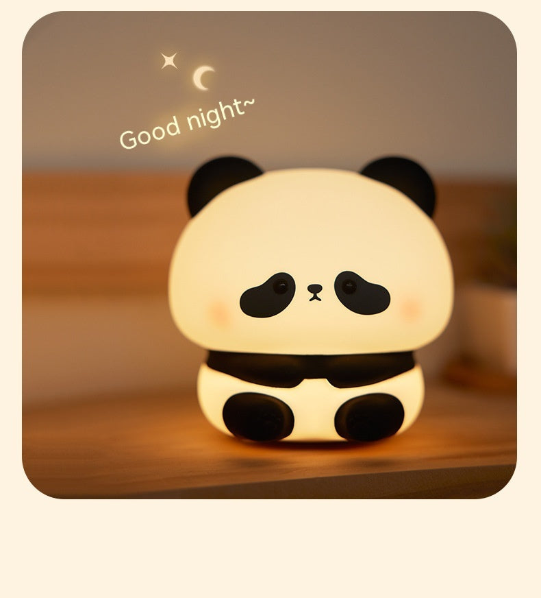 Silicone Panda LED Night Light USB Rechargeable With Timer
