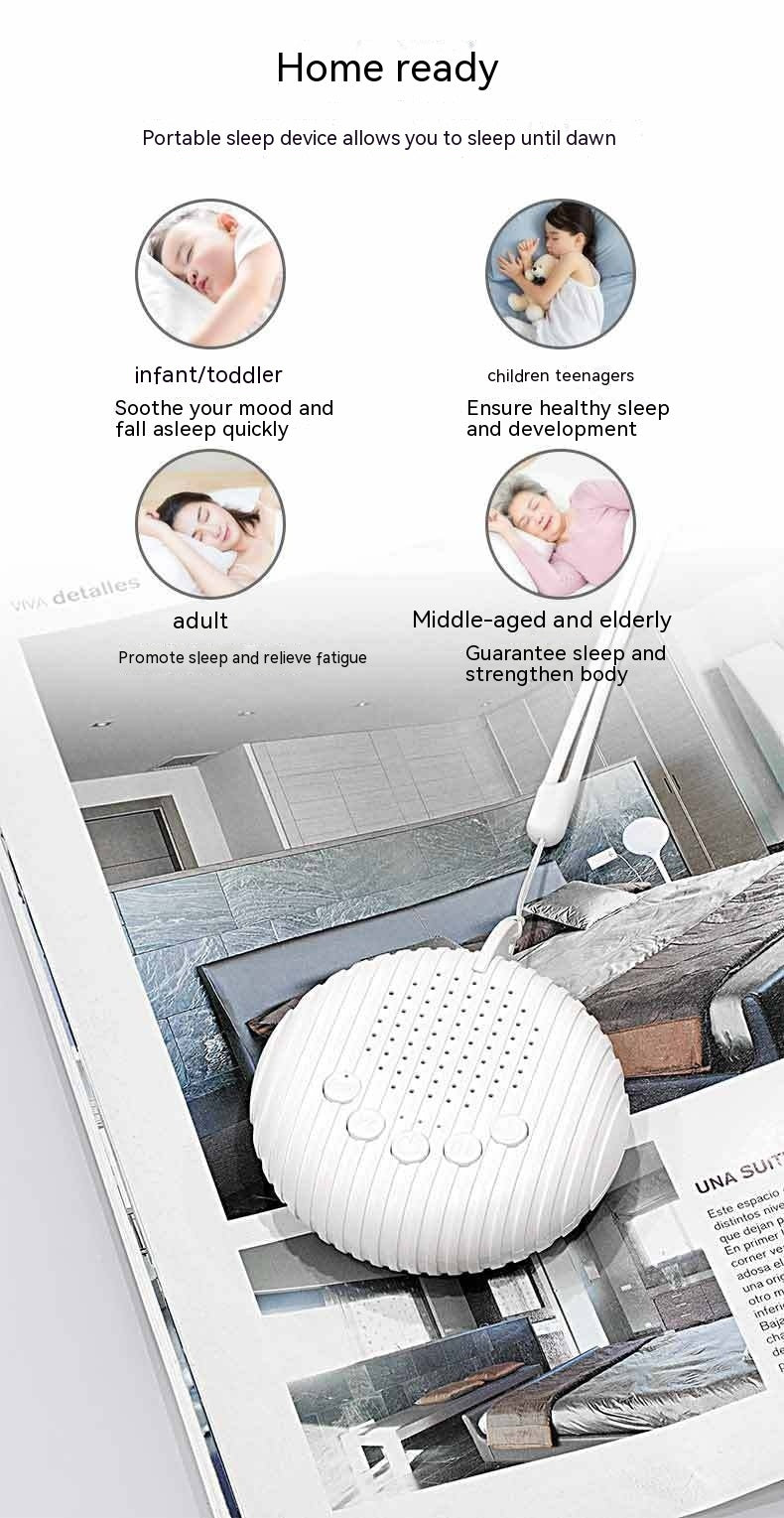 Electronic Sleep Treatment Instrument Child Sleeping Baby Crying Soothing Hypnosis Devices Music Light Sleep Aid Machine