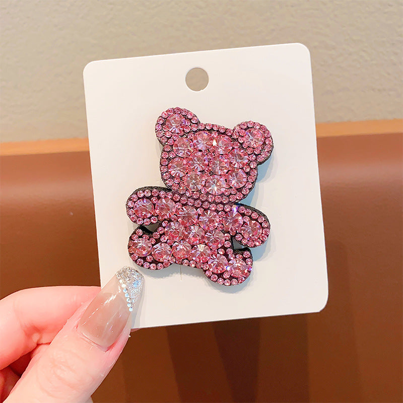 Girl Bangs Sweet Hair Clip Bear