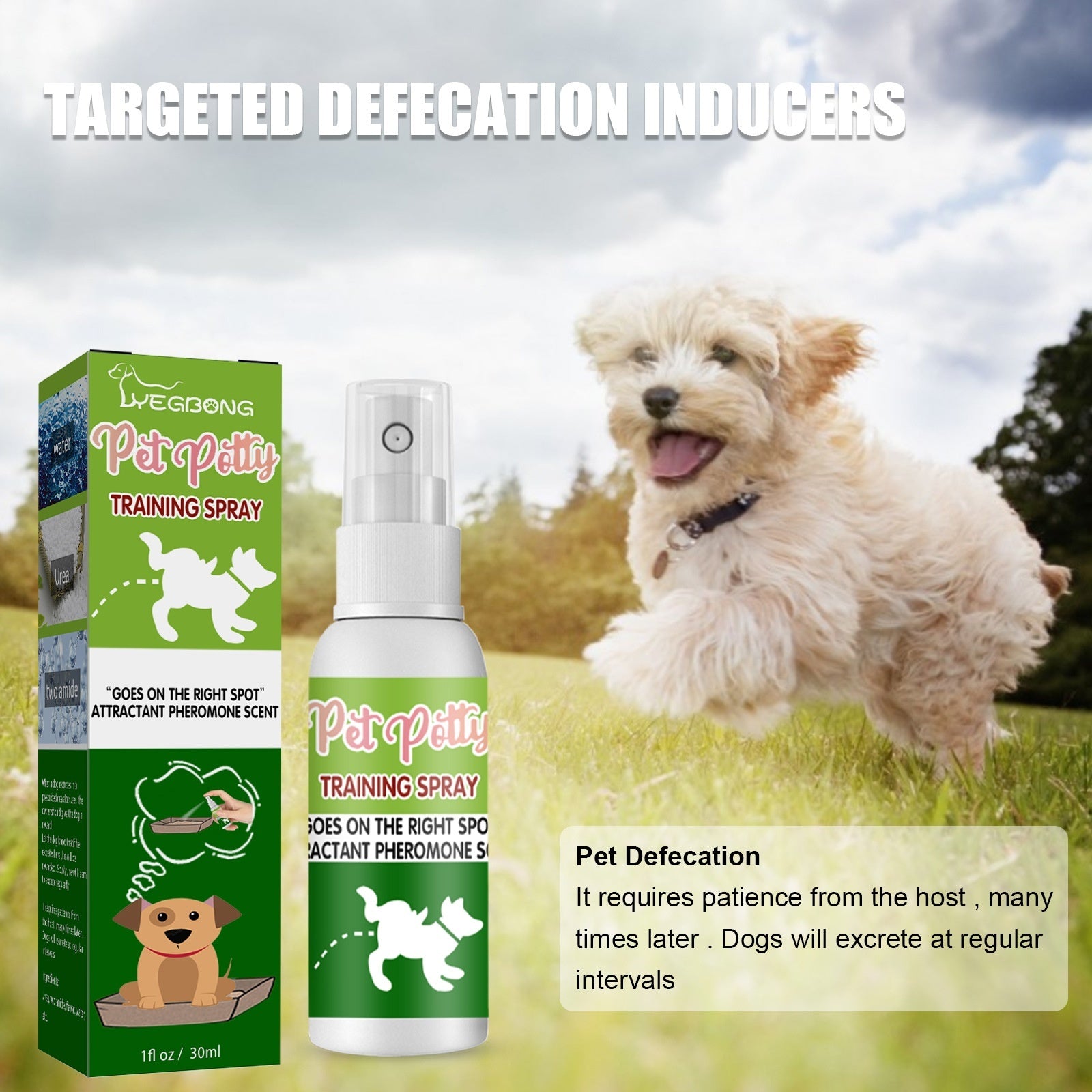 Pet Targeted Defecation Inducer Auxiliary Training Pet Urine Targeted Defecation Inducer