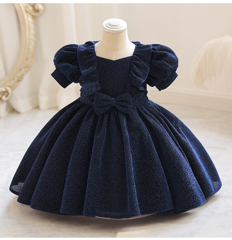Baby Dress For One Year Old Children's Princess Dress Western Style Puffy