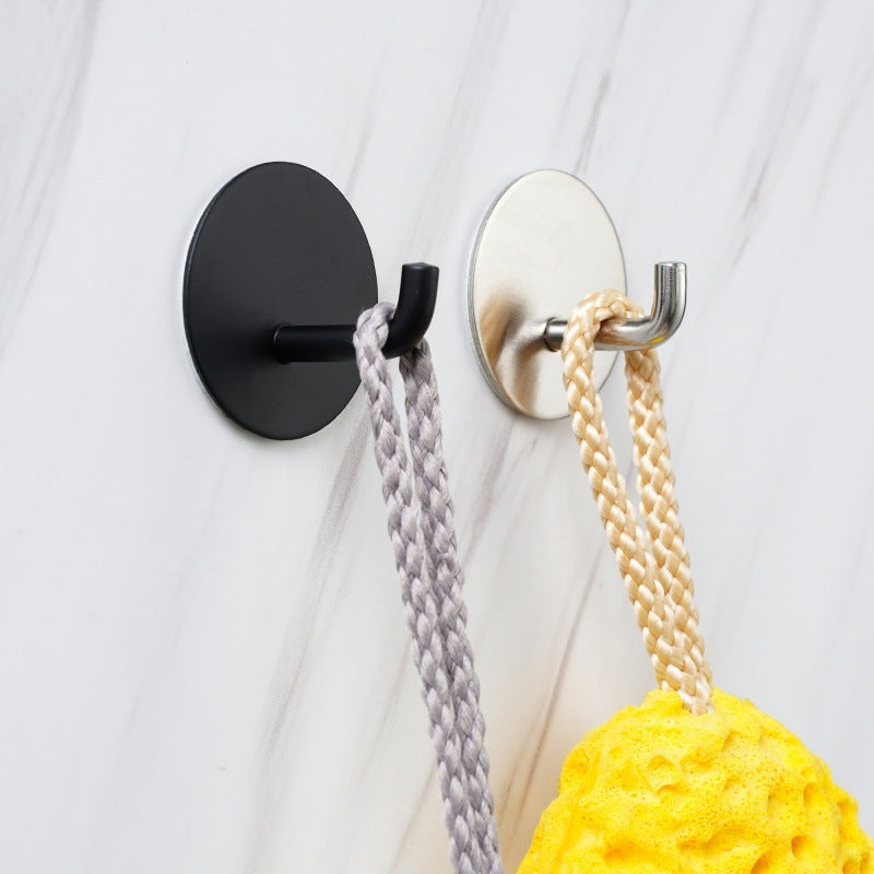 Minimalist 304 Stainless Steel Bathroom Hook – Wall-Mounted Clothes/Towel Hook