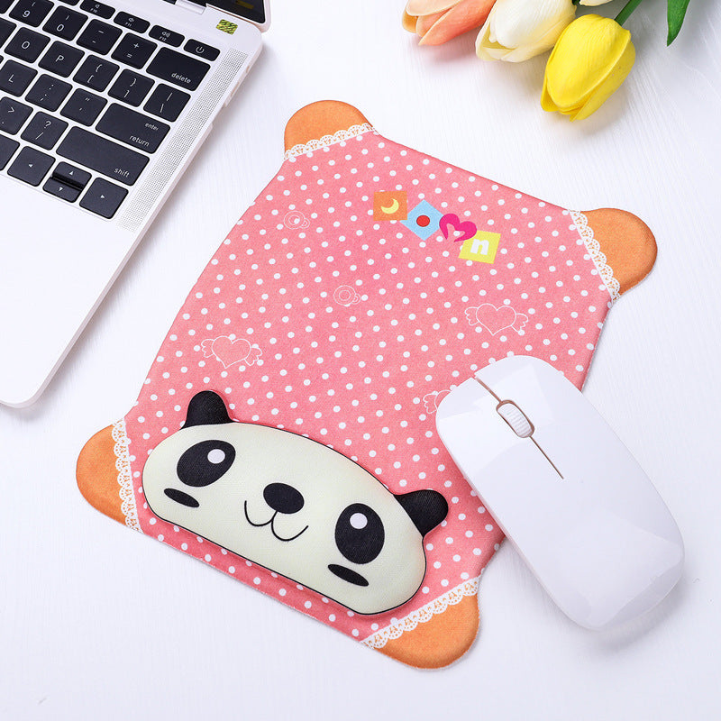 Cute Animal Print Mouse Pad – Non-Slip Rubber Base, Smooth Surface for Computer & Laptop