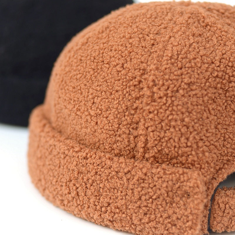 Japanese Retro Hat Men's  Lamb Wool Korean Version Tide Beret