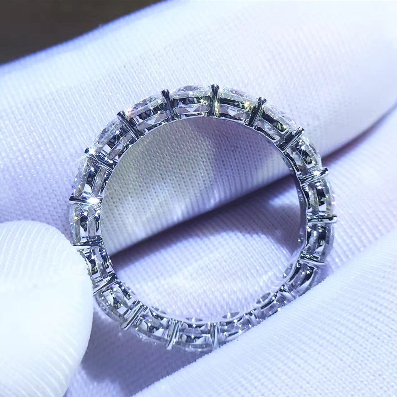 Elegant Alloy Engagement Ring for Women
