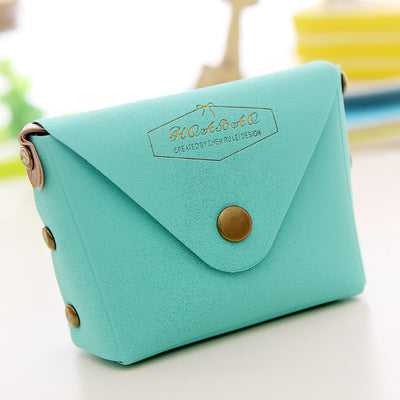 Cute Candy Color Key Case – Macaron Coin Purse & Mini Wallet