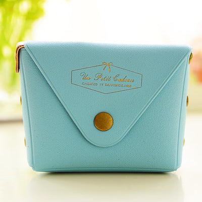 Cute Candy Color Key Case – Macaron Coin Purse & Mini Wallet