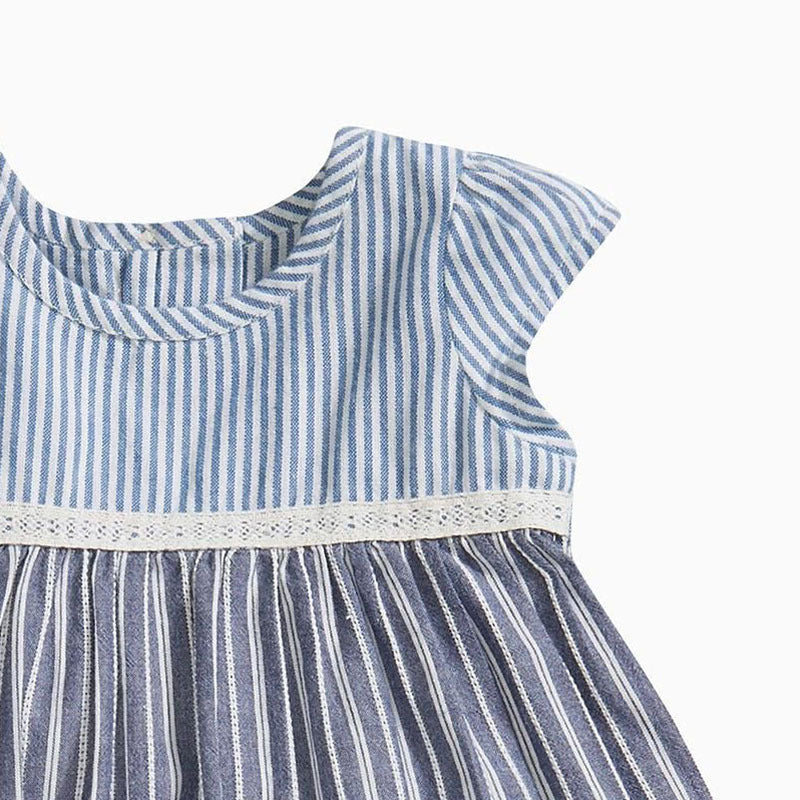 Woven Sleeveless Girls’ Dress – Summer Casual Toddler Outfit