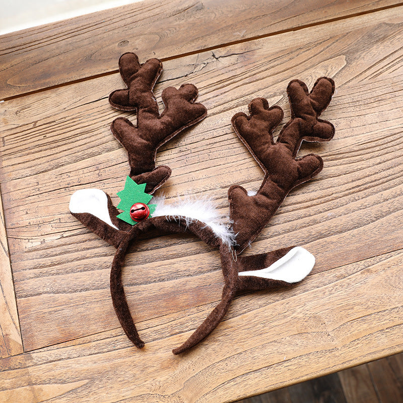 Christmas Large Reindeer Antler Headband