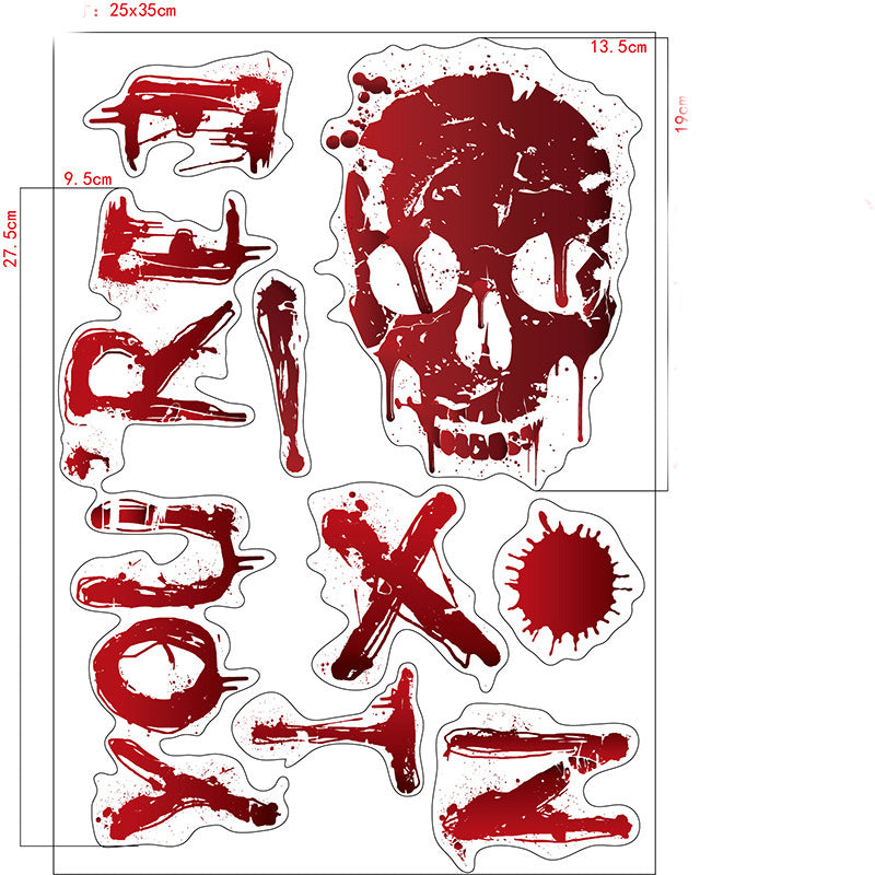 Halloween Wall Stickers – Removable Spooky Decorations for Home and Party Decor