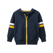 Boys Zip Hoodie Cotton Sweater Casual Toddler Cozy