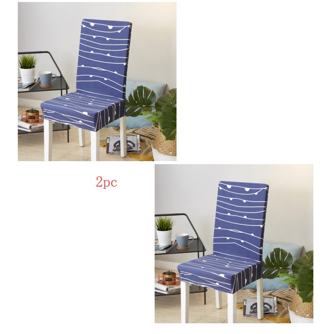 Elastic Siamese Solid Color Stretch Office and Hotel Chair Cover