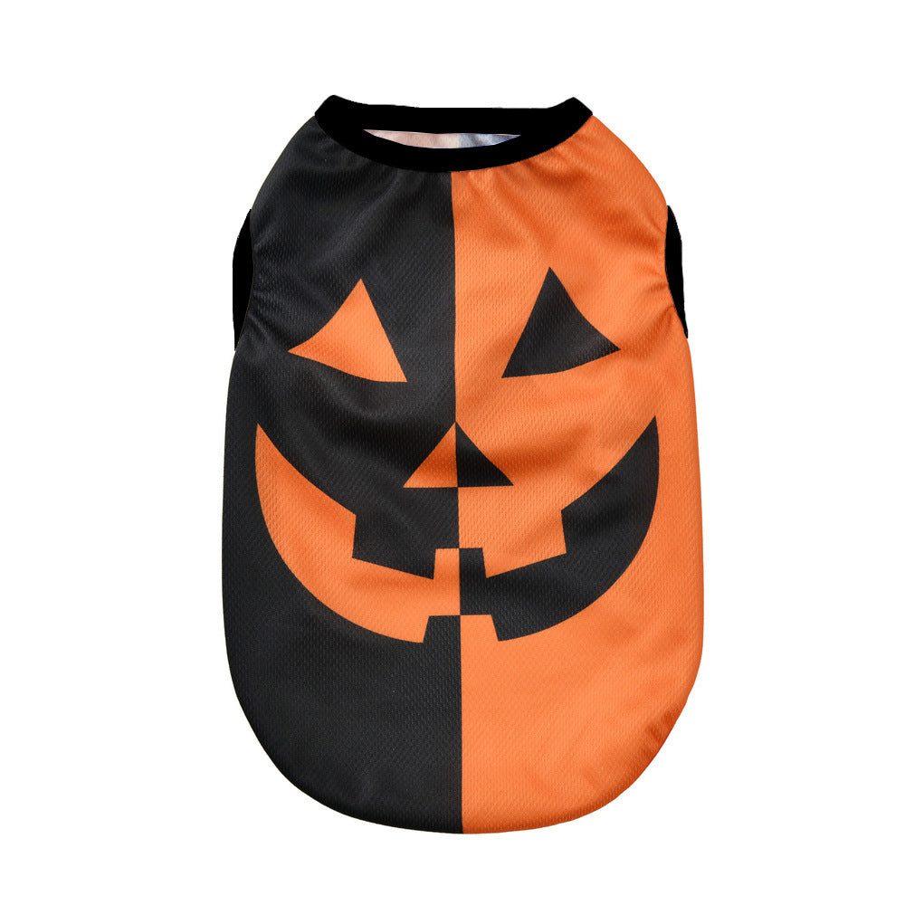 Halloween Pet Clothes – Dog and Cat Outfit for Spring, Summer, and Autumn Wear