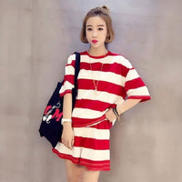 Striped red