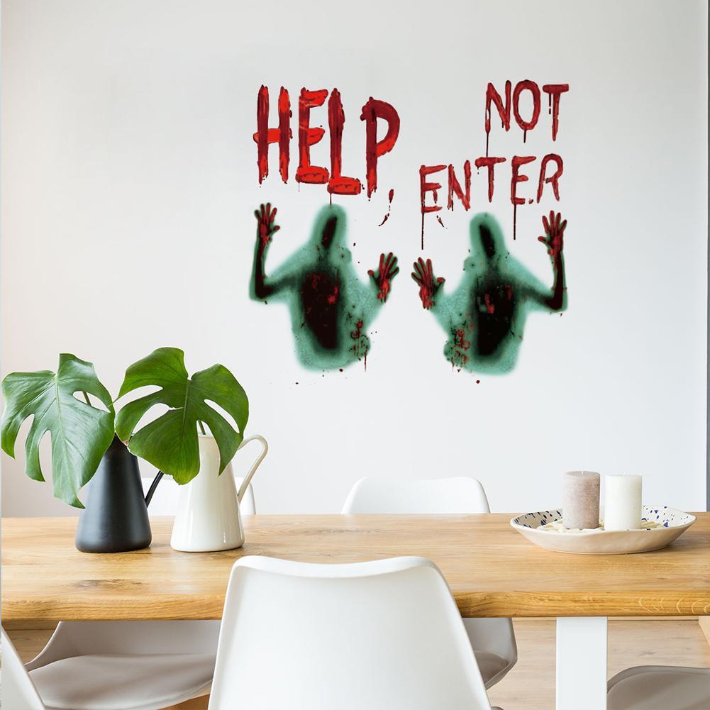 Blood Zombie Halloween Wall Sticker