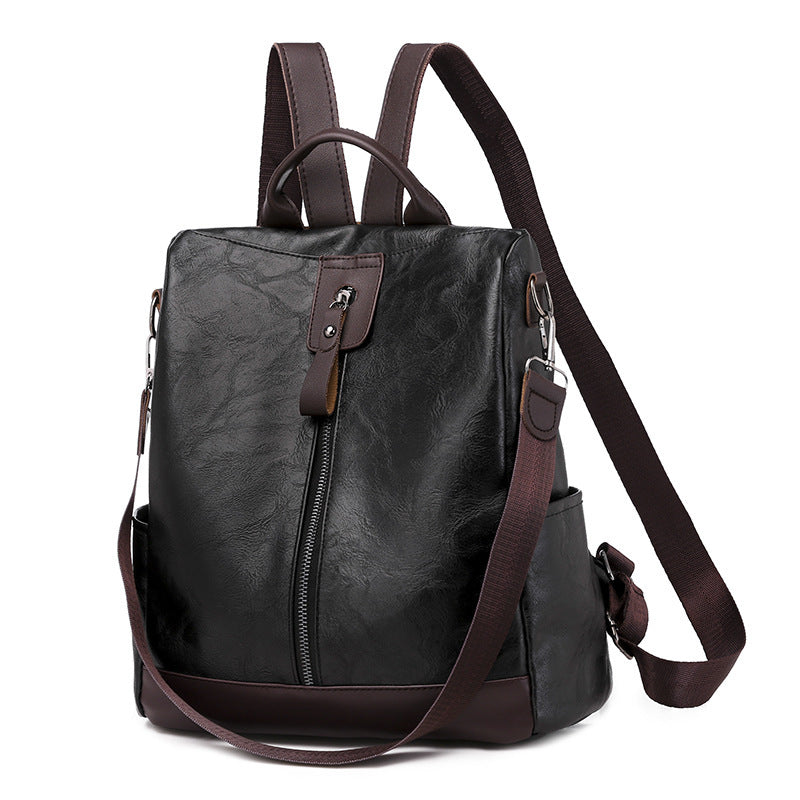 Anti-theft Soft Leather Backpack for Women