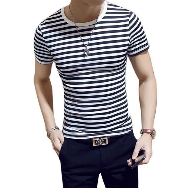 Men's Cotton O Neck Tee Regular Fit Short Sleeve Casual