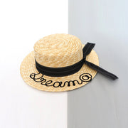 Wild Style Natural Straw Sun Hat with Bow