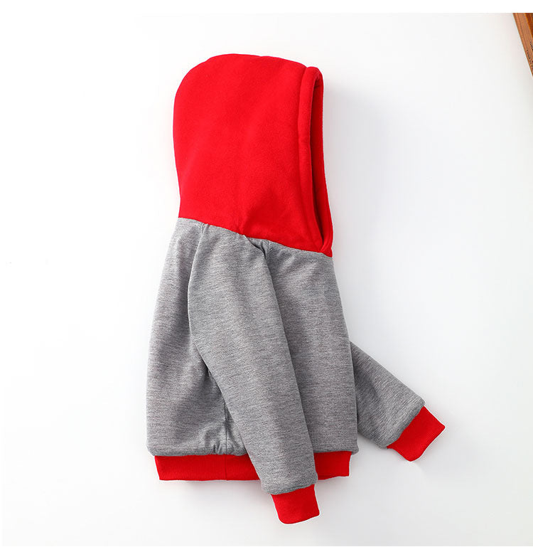 Hooded Knit Sweater Unisex Relaxed Fit Cotton Polyester
