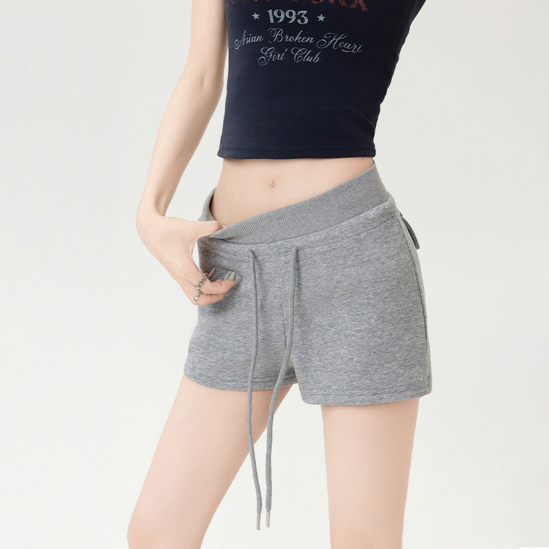 Women’s Korean Style Cotton Casual Shorts – Multiple Colors