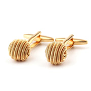 Gold Twist Cufflinks – Classic All-Match Shirt Accessories