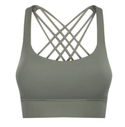 Shockproof gathered bra Sports underwear