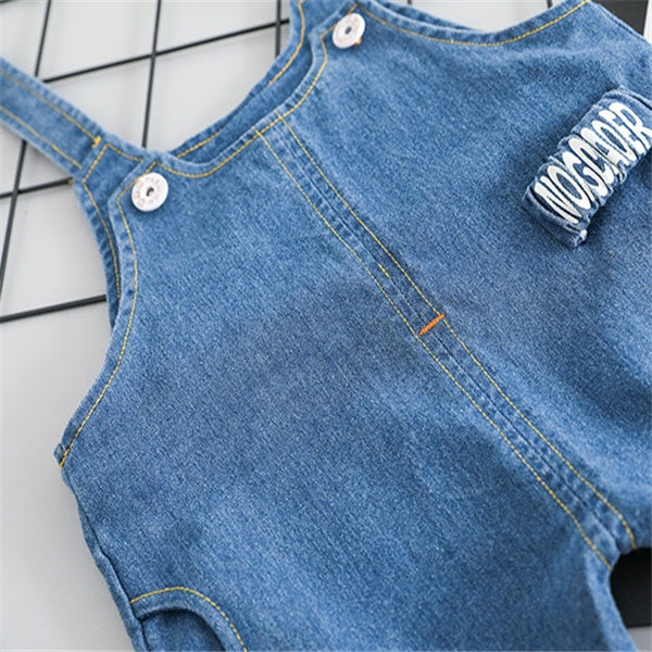 Baby Denim Strap Set – Stylish Outfit
