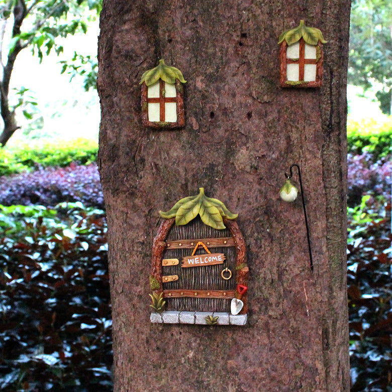Door And Window Pendant Courtyard Garden Resin
