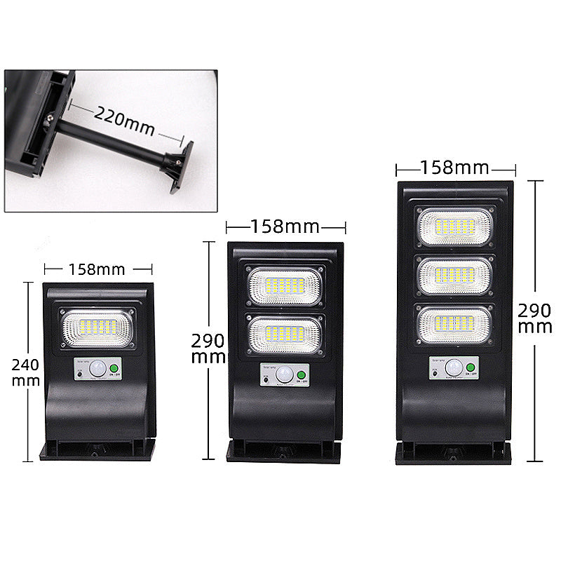 Solar Garden LED Lamp ABS Anti UV Engineering Plastic